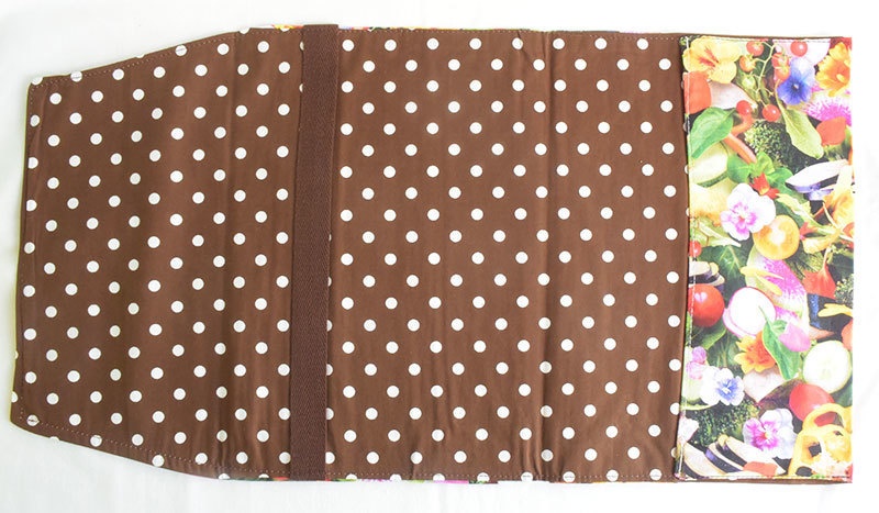 B5サイズブックカバー お花サラダ