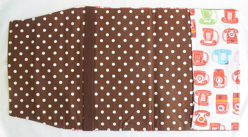 B5サイズブックカバー 赤電話