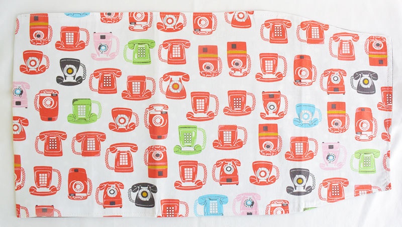 B5サイズブックカバー 赤電話