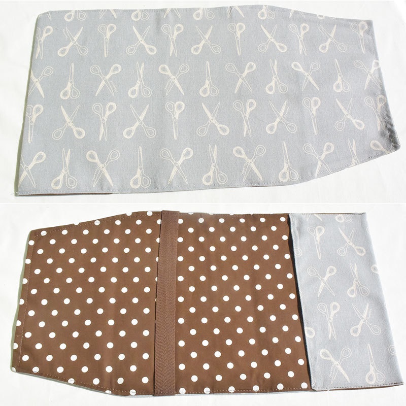 A5サイズ ブックカバー ハサミ