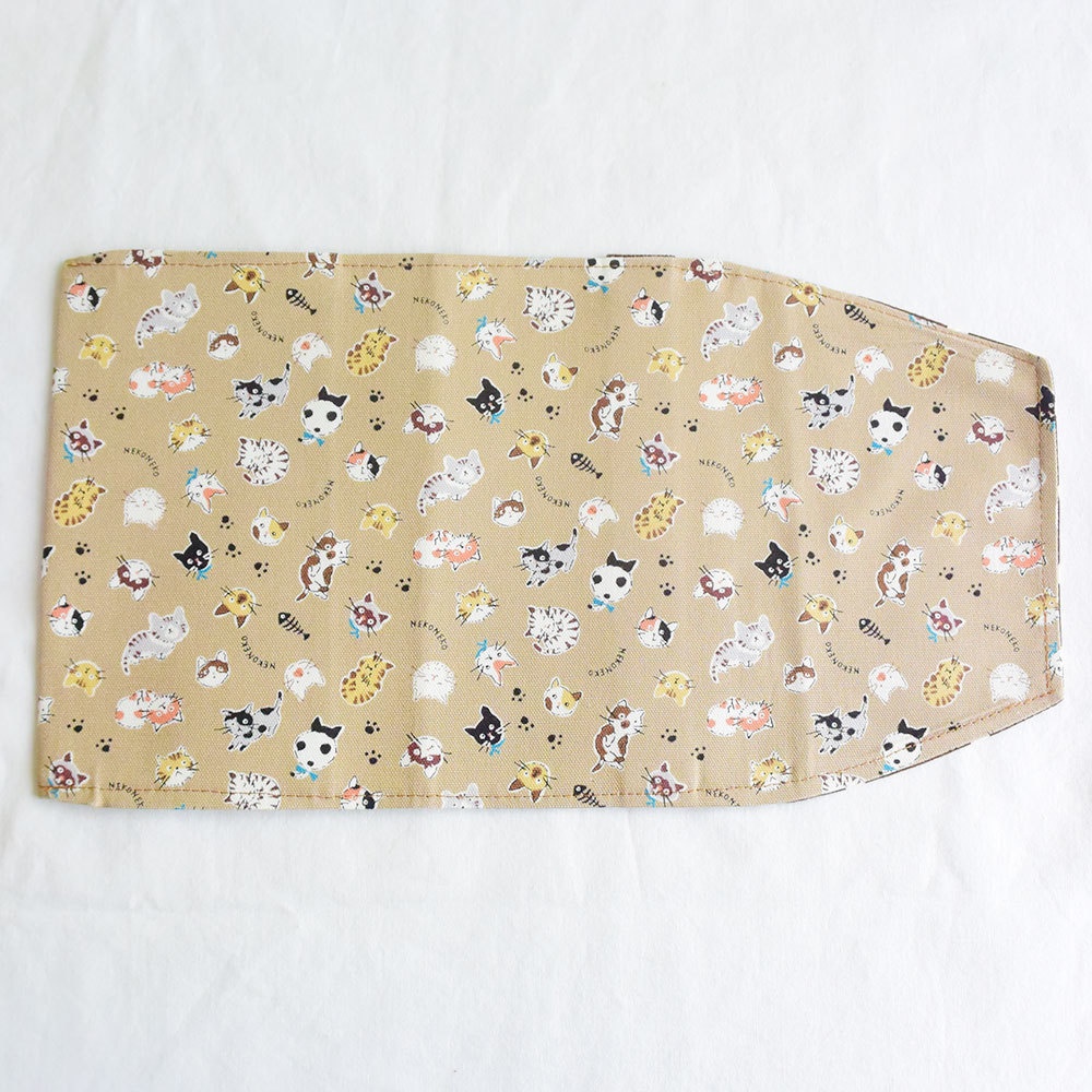 文庫サイズブックカバー ねこカフェオレ