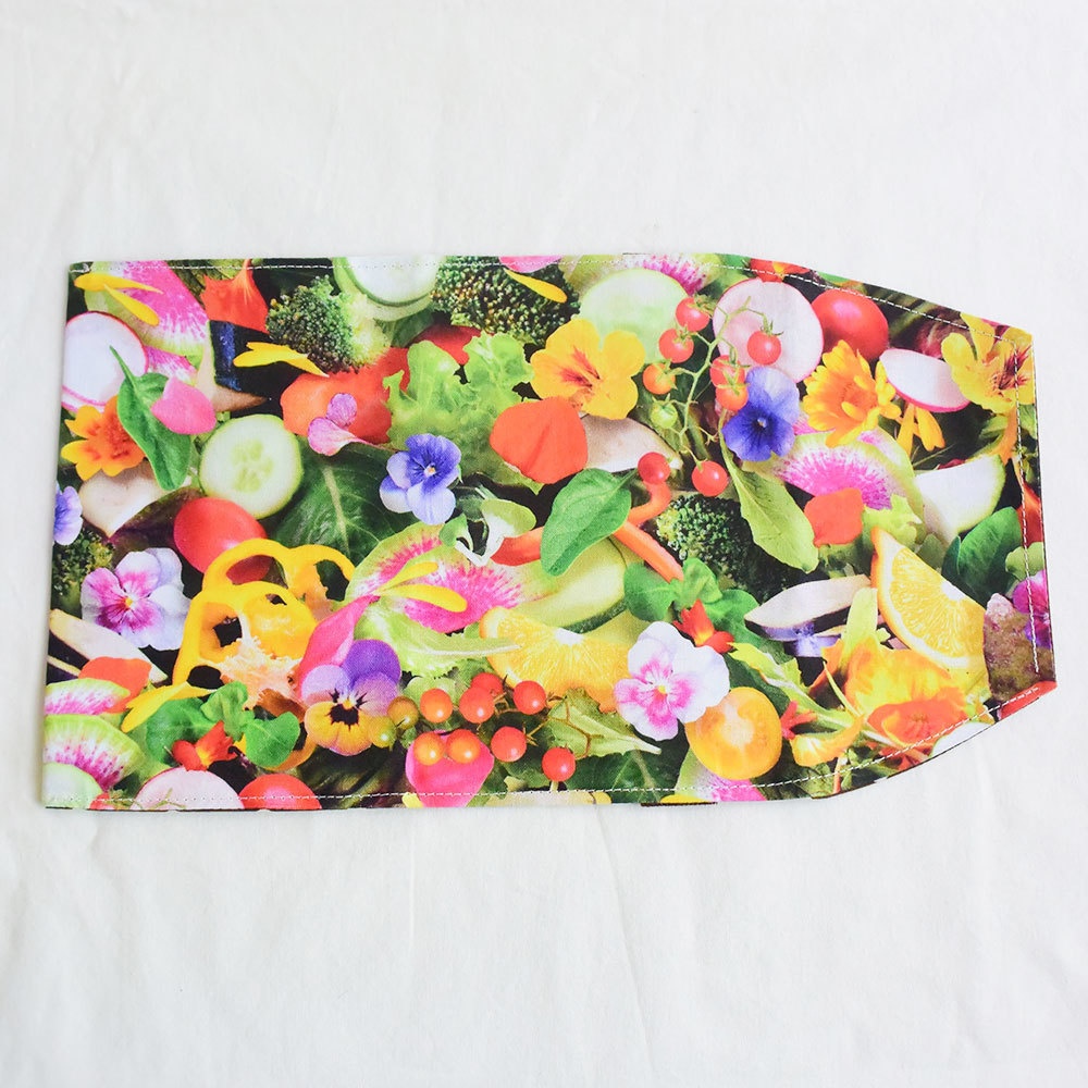 文庫サイズブックカバー お花のサラダ