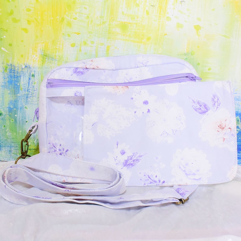 痛バッグショルダー 花とレース