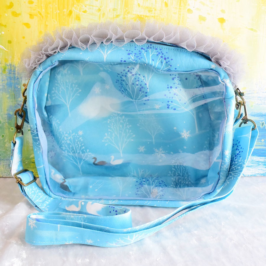 ぬいぐるみ用バッグ 夜の湖