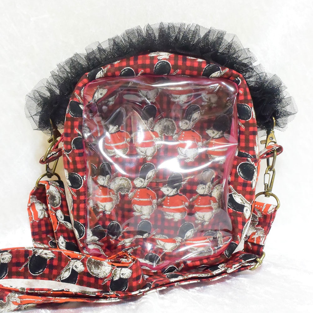 ぬいぐるみ用バッグ1体用 リスの兵隊