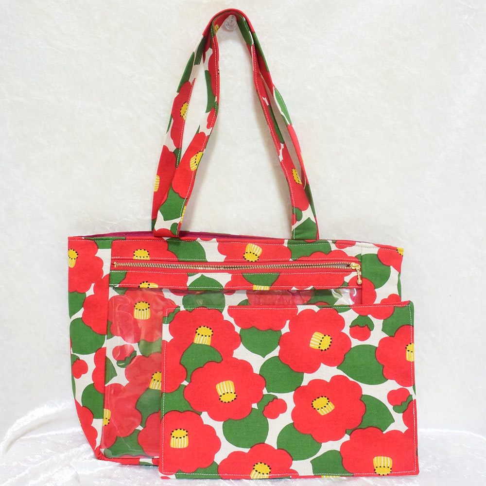 痛バッグトート 椿(在庫あり)