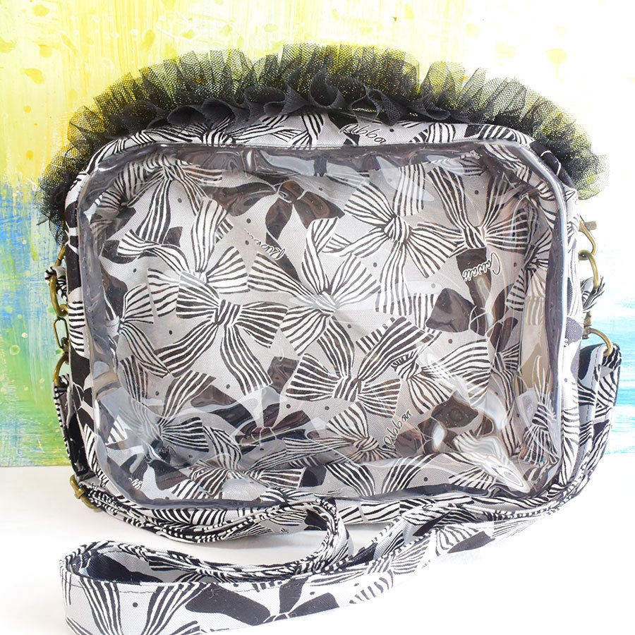 ぬいぐるみ用ショルダーバッグ りぼん