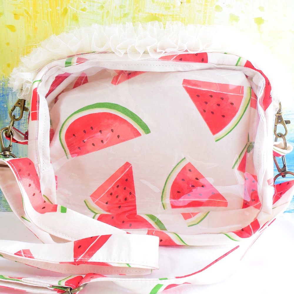 ぬいぐるみ用ショルダーバッグ スイカ