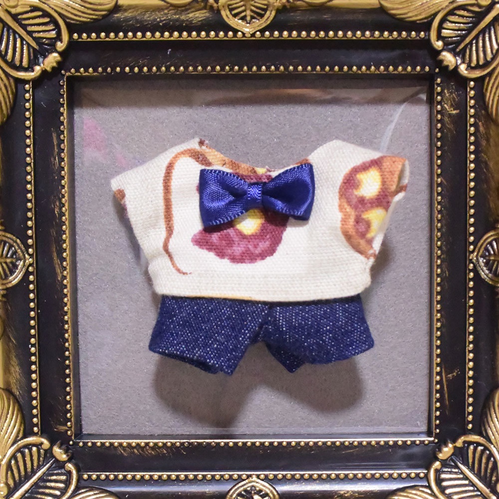 10センチぬいぐるみ用服　ねこぱん