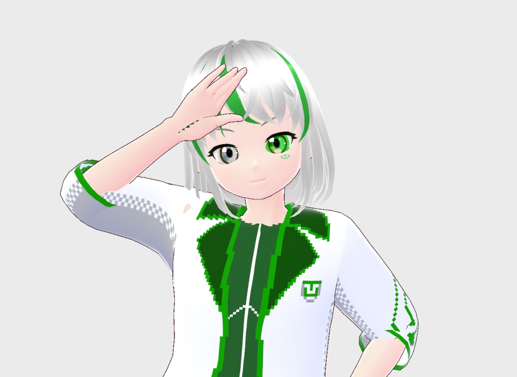 【VRoid】阿和音ソフィア　電源マークフェイスペイント
