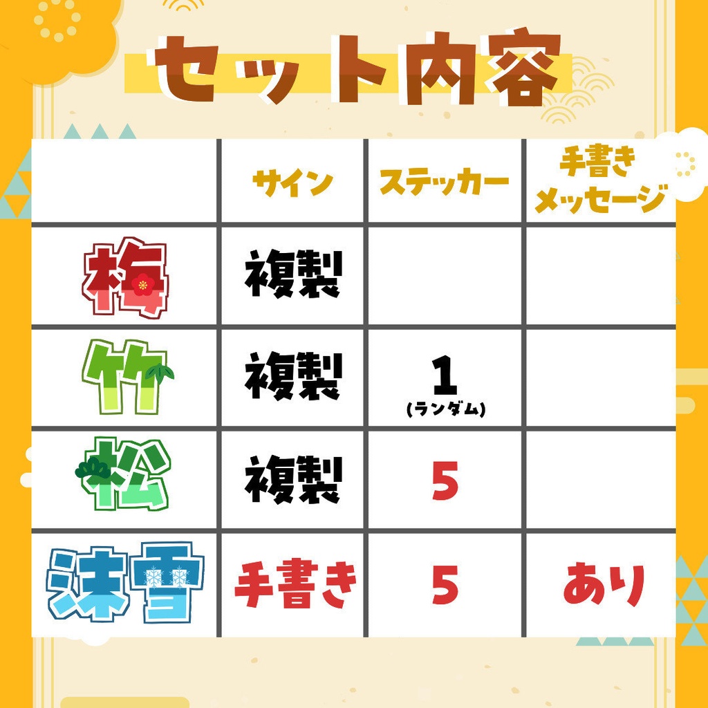 【受注販売】2026正月グッズ「竹」