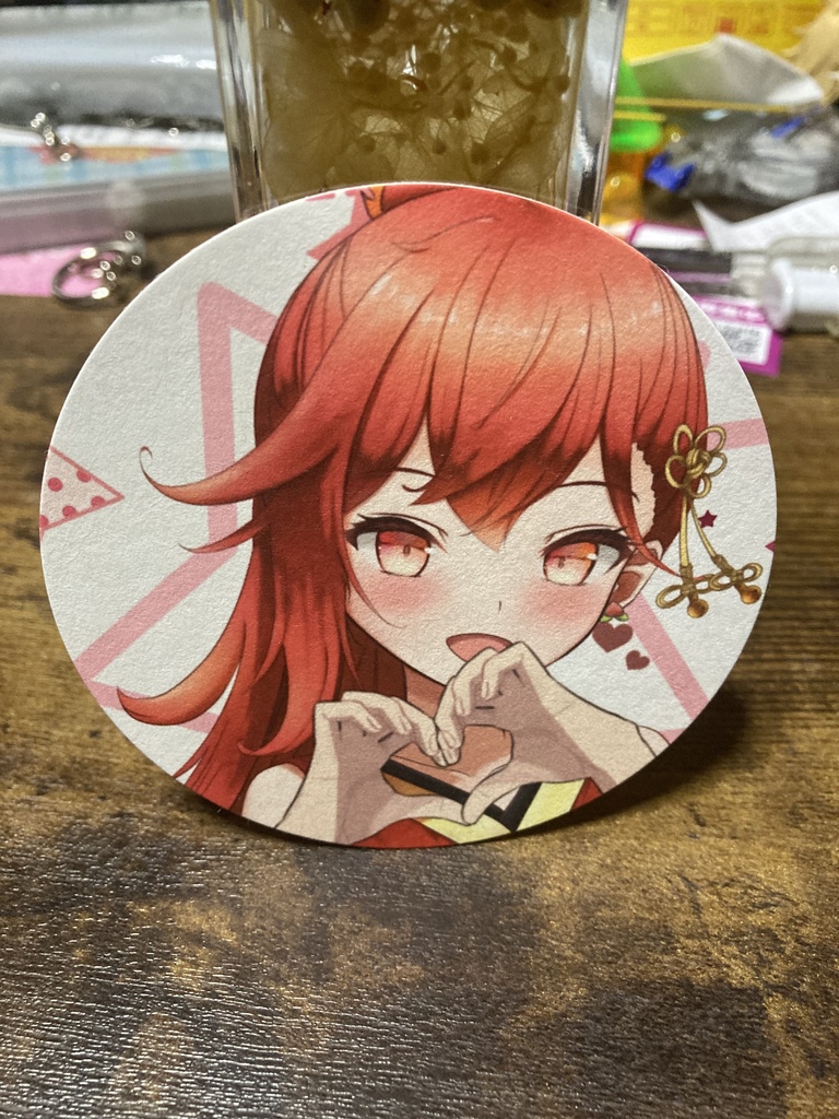 紙製コースター鈴緒