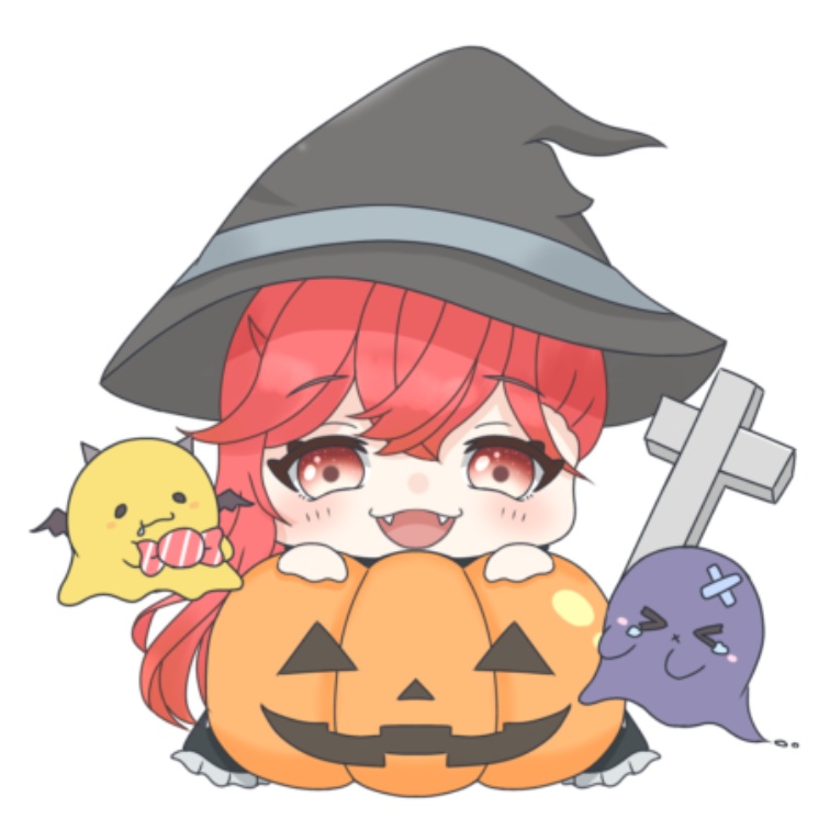 アクリルキーホルダーハロウィンぷちりお