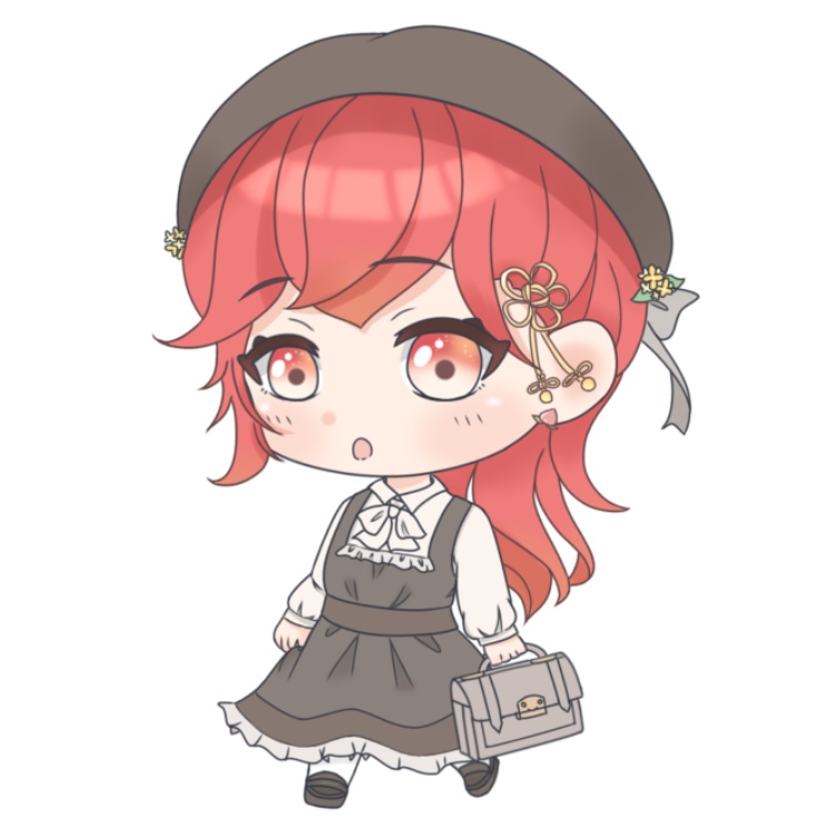 アクリルキーホルダー秋服ぷちりお