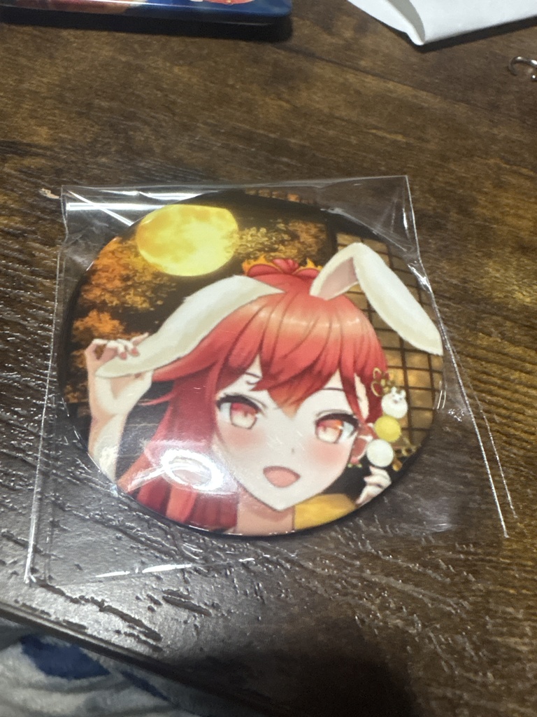 缶バッジお月見鈴緒