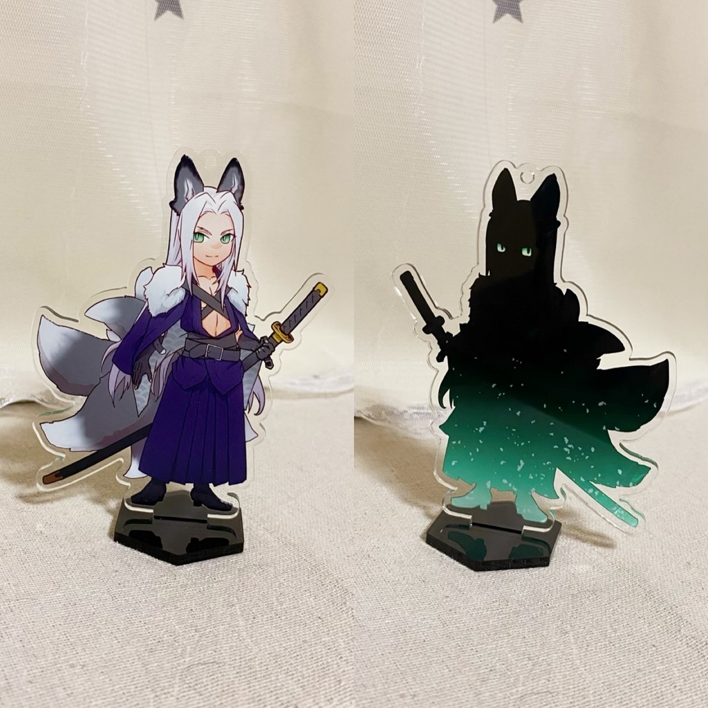 お狐アクスタ(クラウド、レノ、セフィロス)