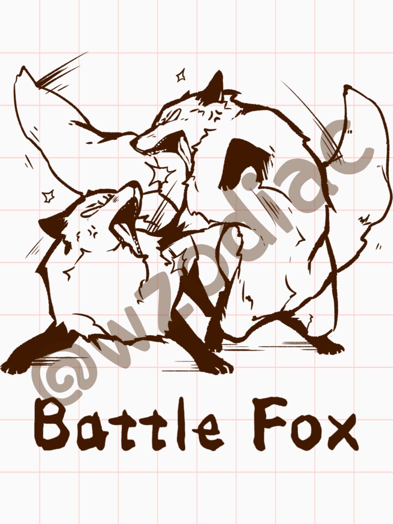 ケンカきつねTシャツ