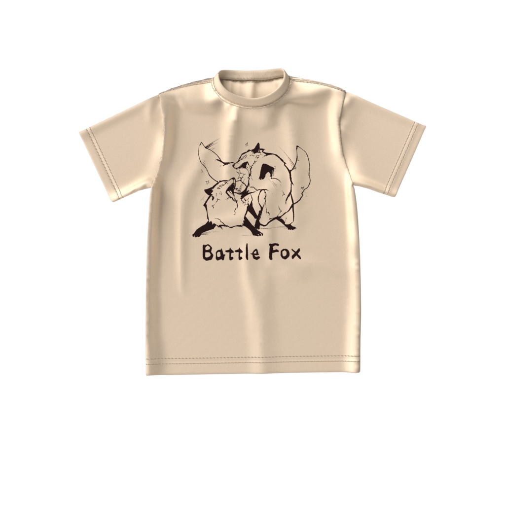 ケンカきつねTシャツ