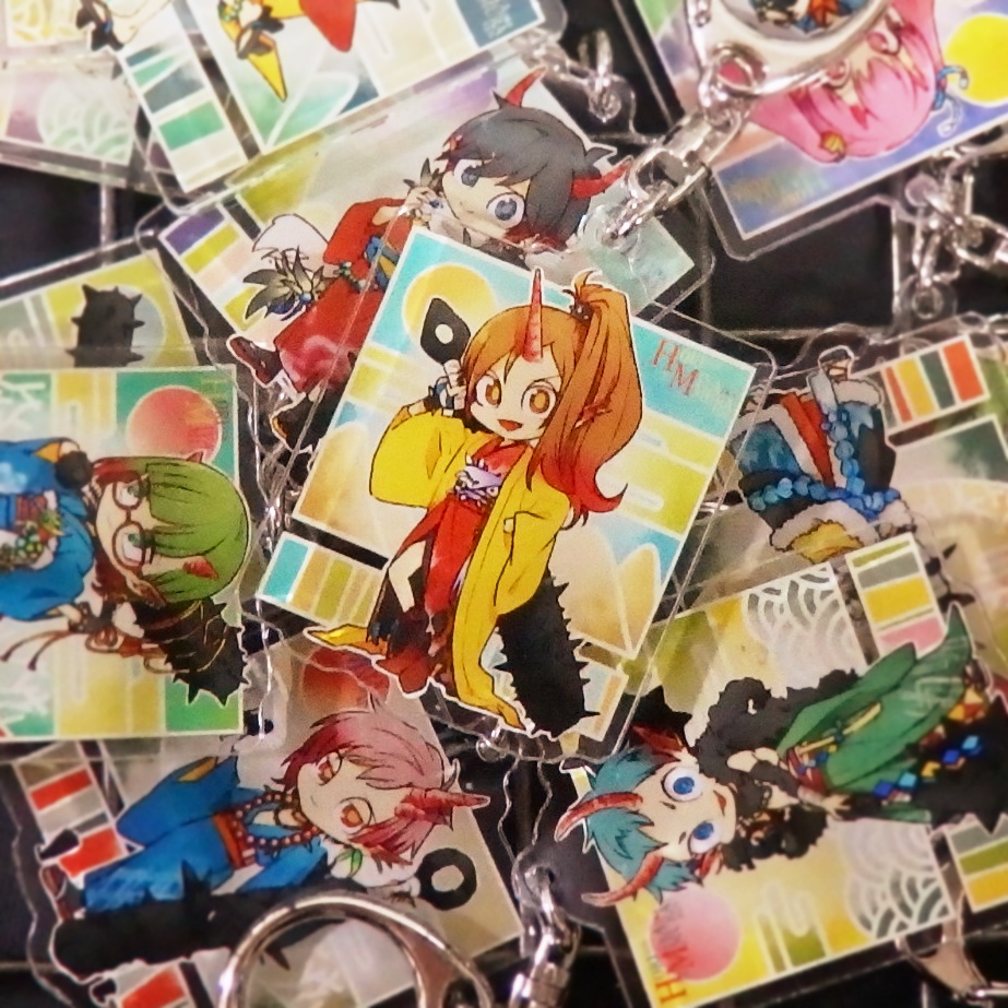 鬼_堀京子 / アクリルキーホルダー