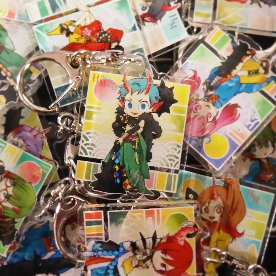 鬼_谷原マキオ / アクリルキーホルダー