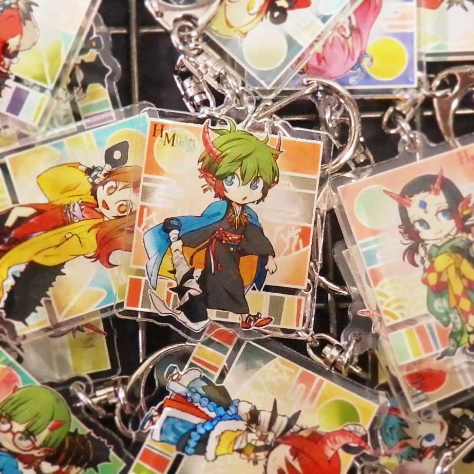 鬼_井浦秀 / アクリルキーホルダー