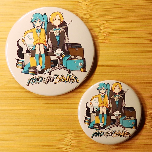 アコとバンビ / 缶ミラー