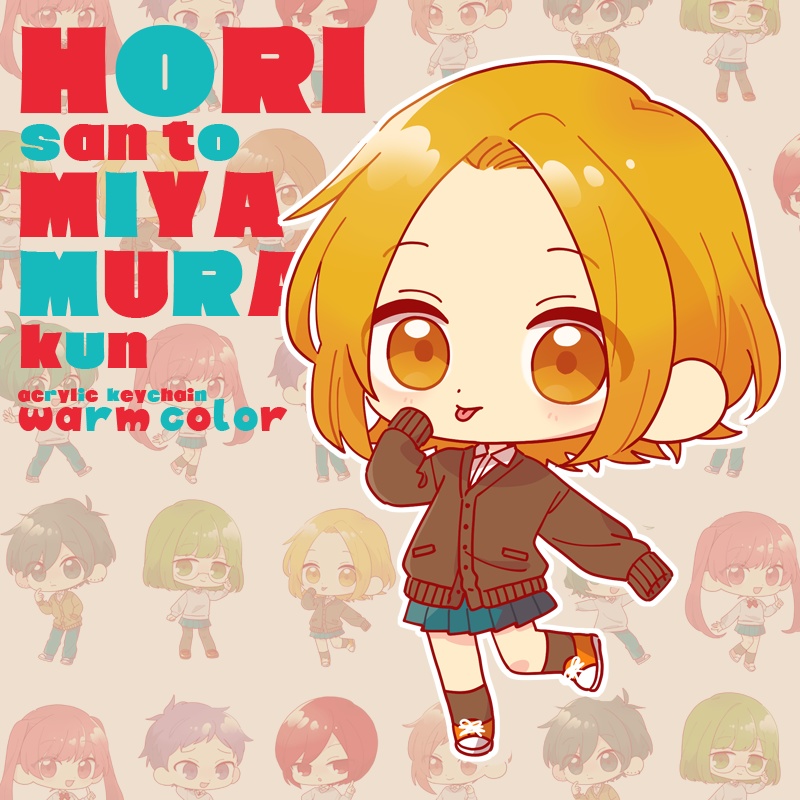 warm color / アクリルキーホルダー