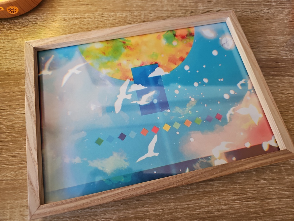 天国 A5イラストカード