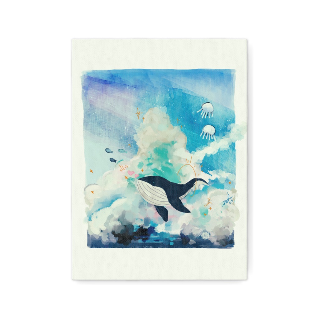 空の散歩_キャンバス