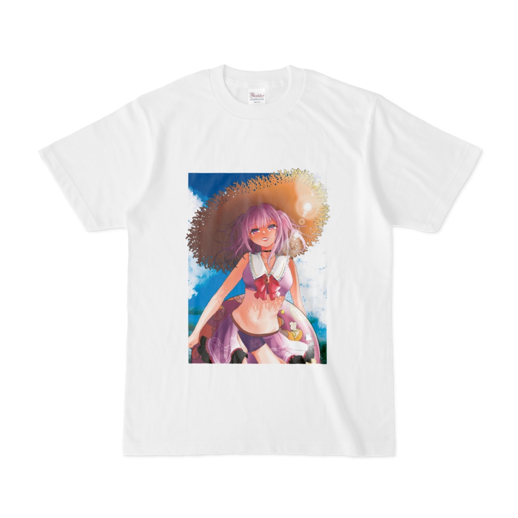 紫紀すももTシャツVer.水着・正面