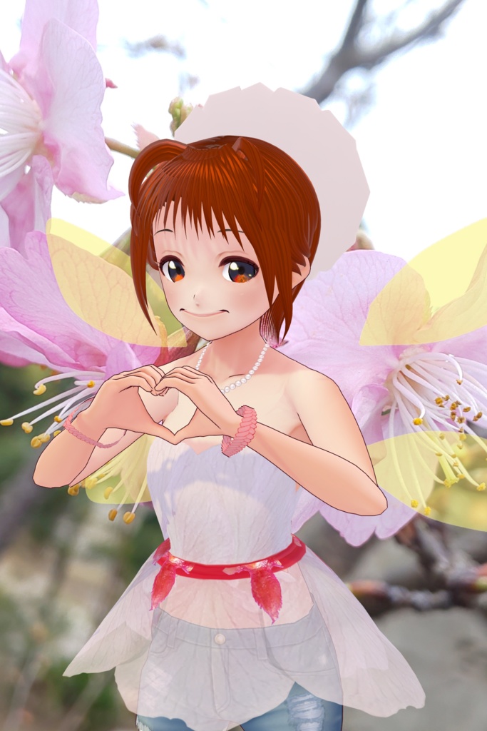 桜の妖精ドレス