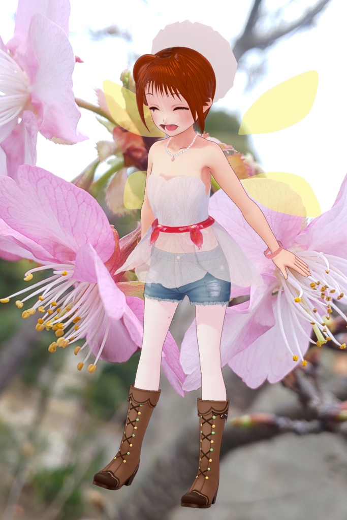 桜の妖精ドレス
