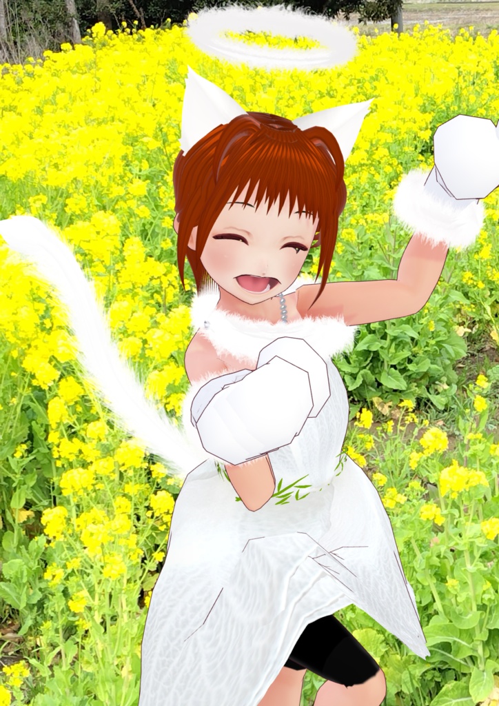 ふわふわしっぽとファーアクセサリー