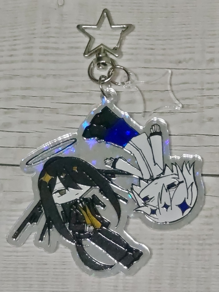 おめめきらきらアクキー Ver.W&F