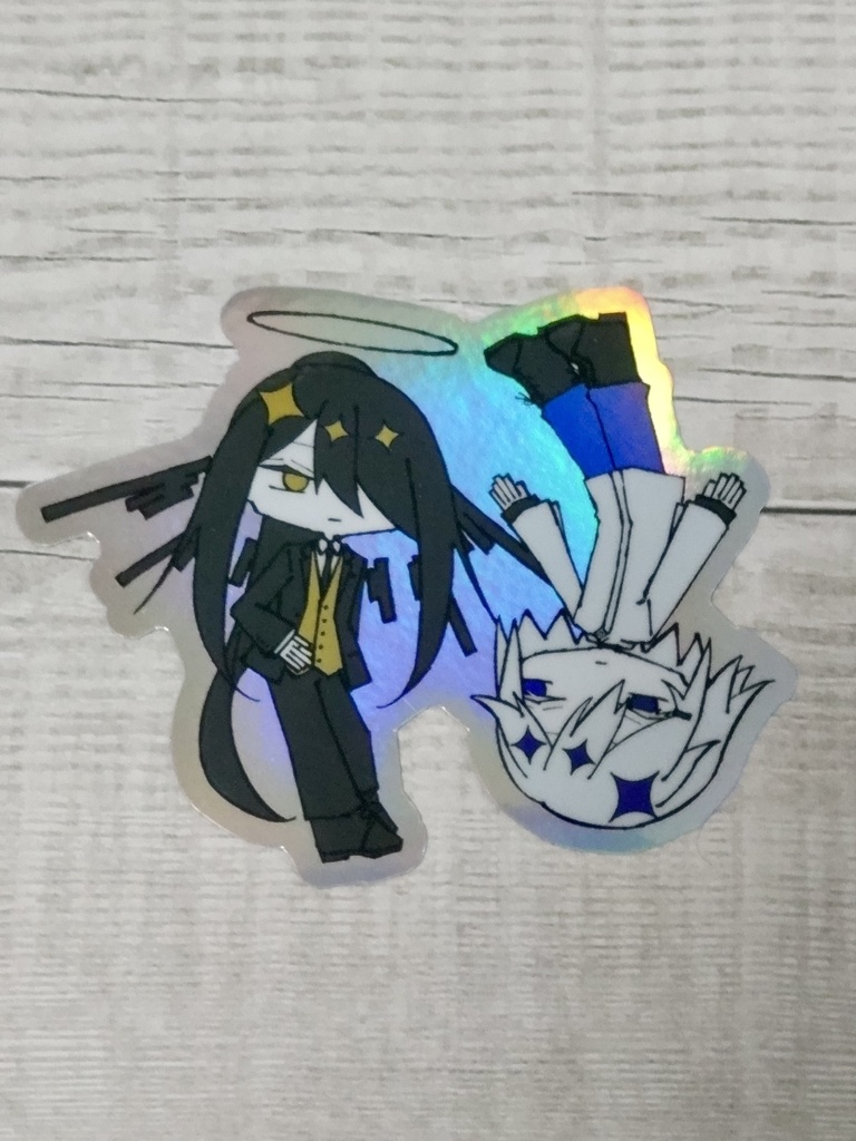 レインボーステッカー Ver.W&F