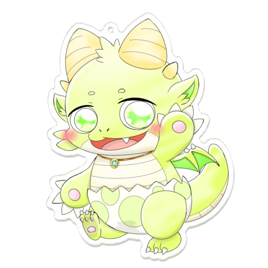 グルルくんとアグアくんのゆらゆらアクリルキーホルダー