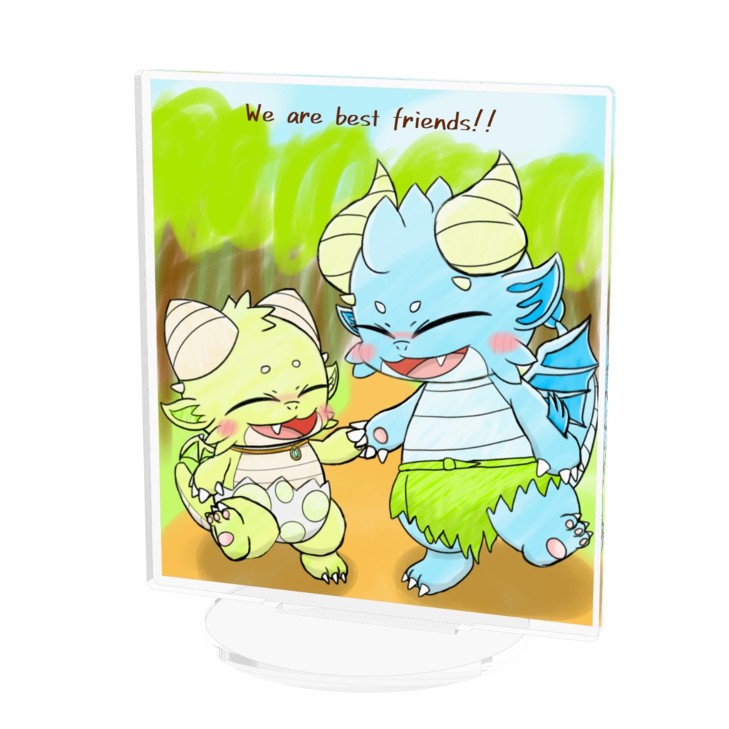 グルルくんとアグアくんの best friends！！なアクリルスタンド
