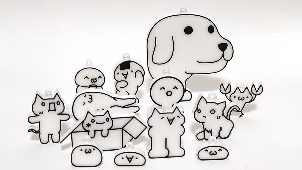 キーホルダー ギコ 前歯酵母 Booth