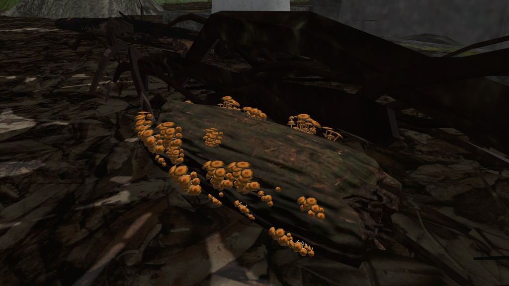 エモートで傘が開くヒメカバイロタケ アバター (PC&Quest両対応)