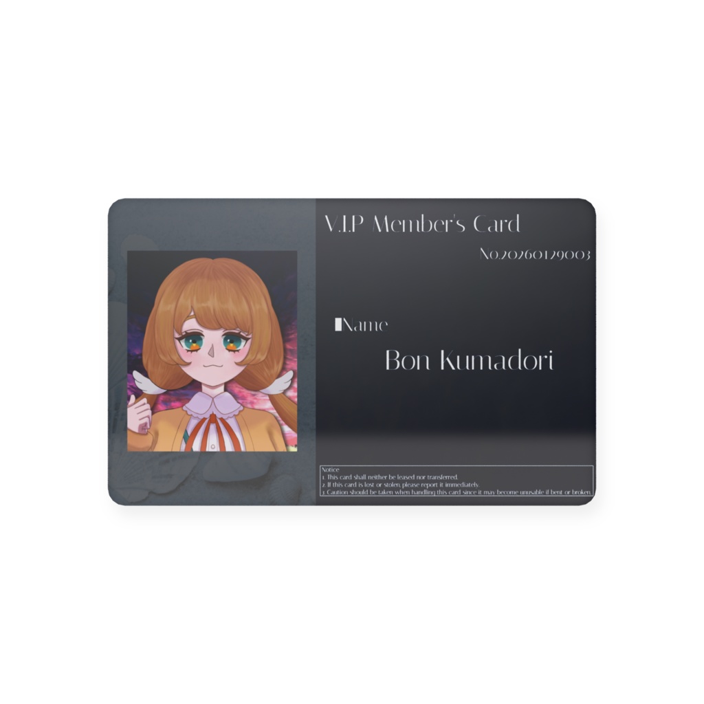 S.S.S号VIPメンバーズカード　ぼん様
