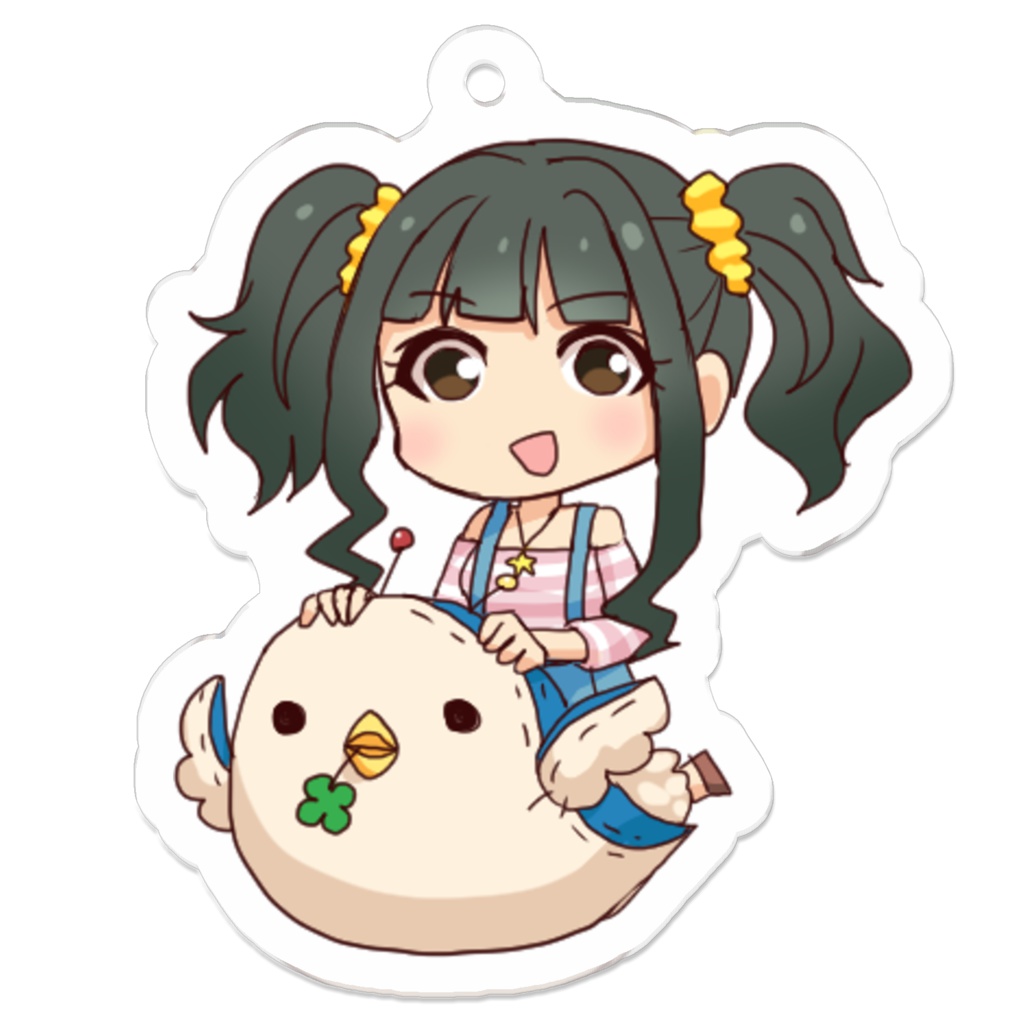藤居朋と青い鳥アクリルキーホルダー Ayase Aria Booth