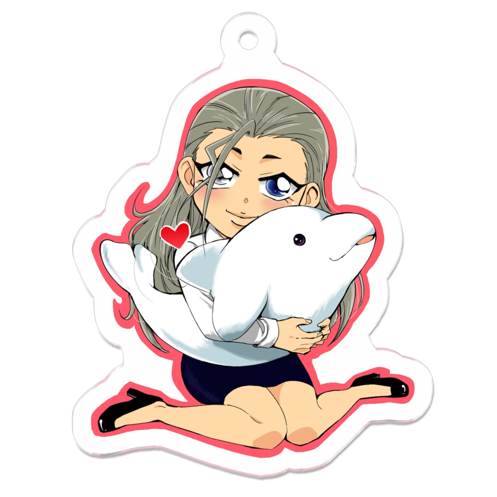 キュラソー デフォルメ アクキー むちょす Booth