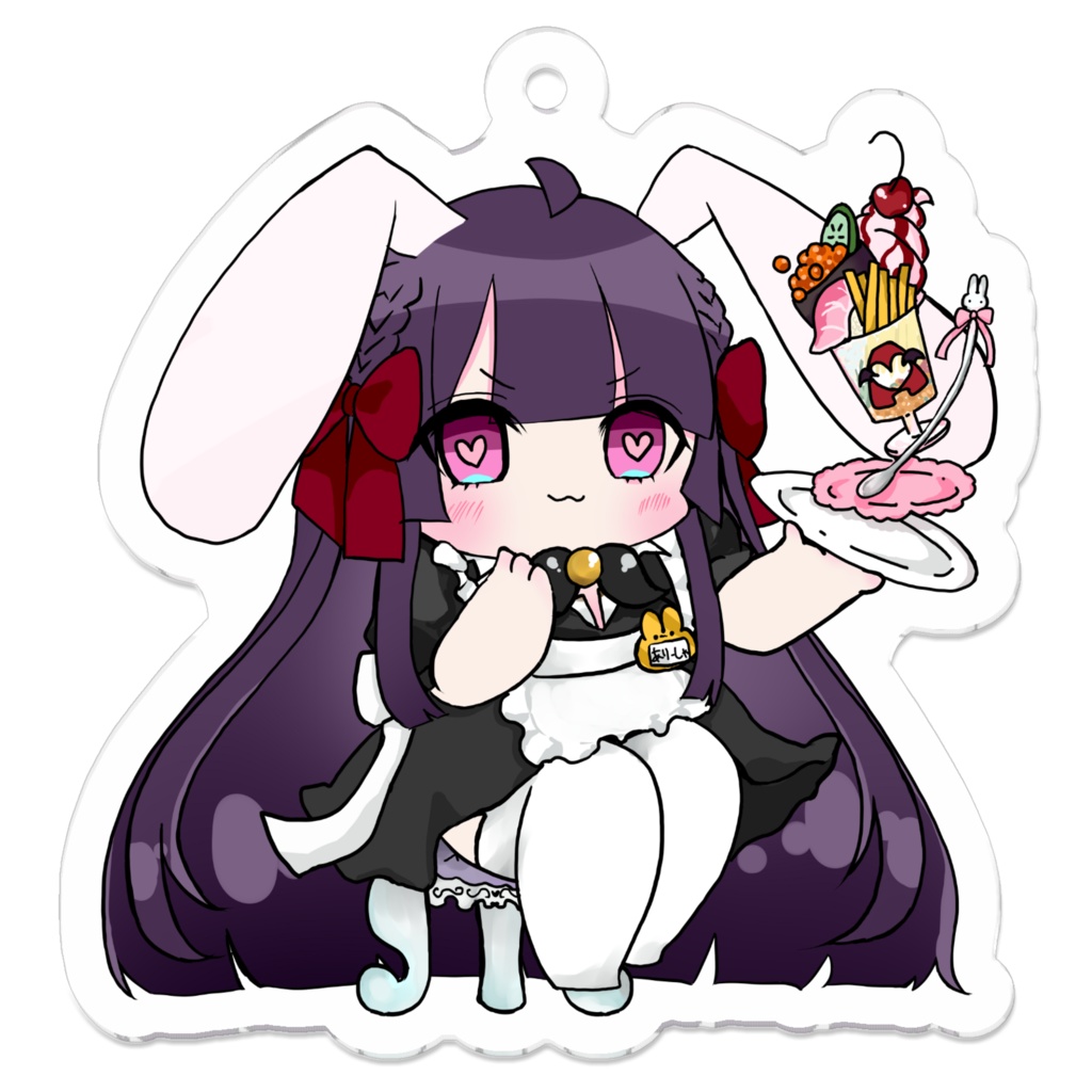 アクリルキーホルダー【バニーしゃ】