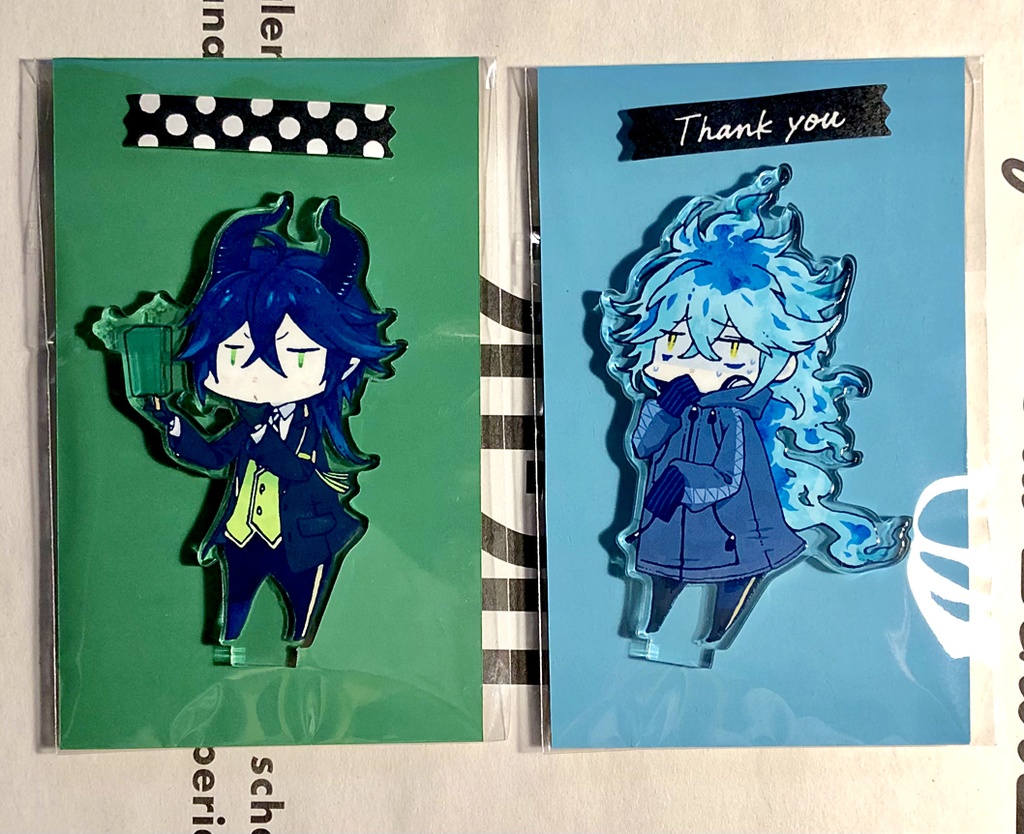 太郎とイデシュラくんのアクリルスタンド