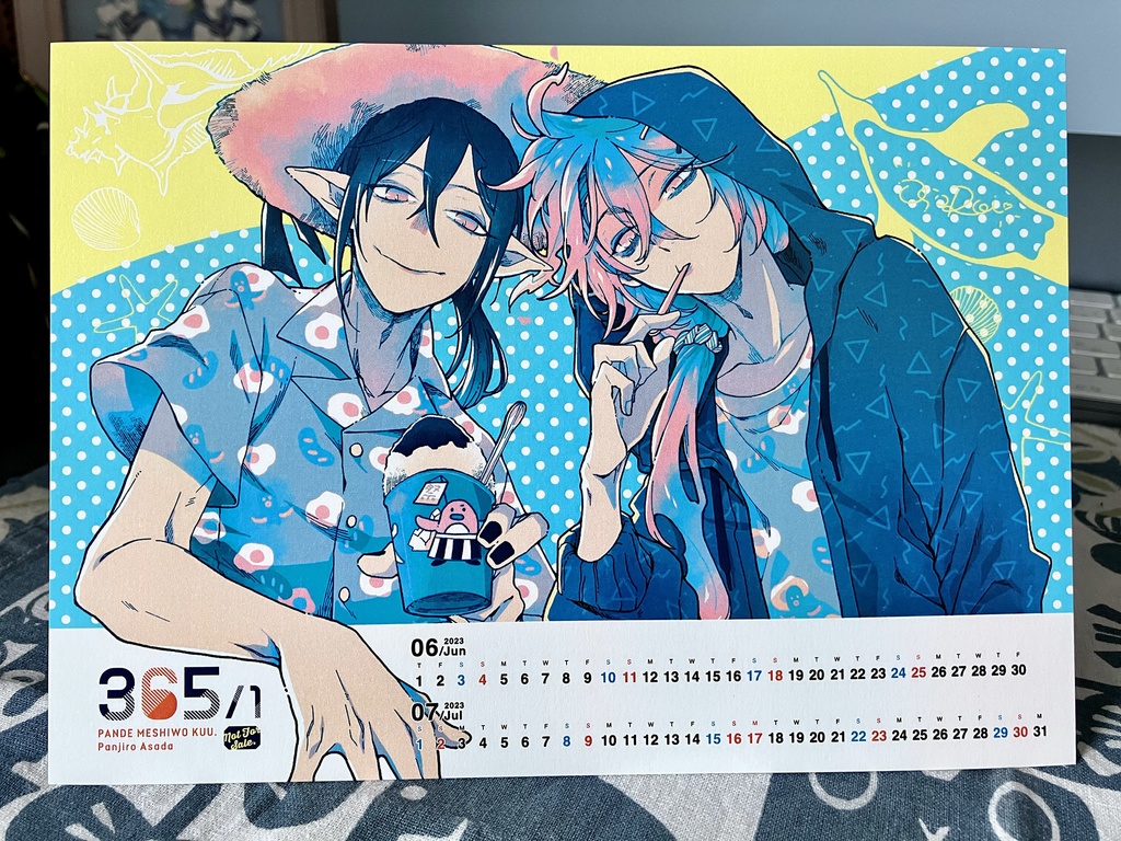 マレイデちゃん6月と7月のカレンダーカード