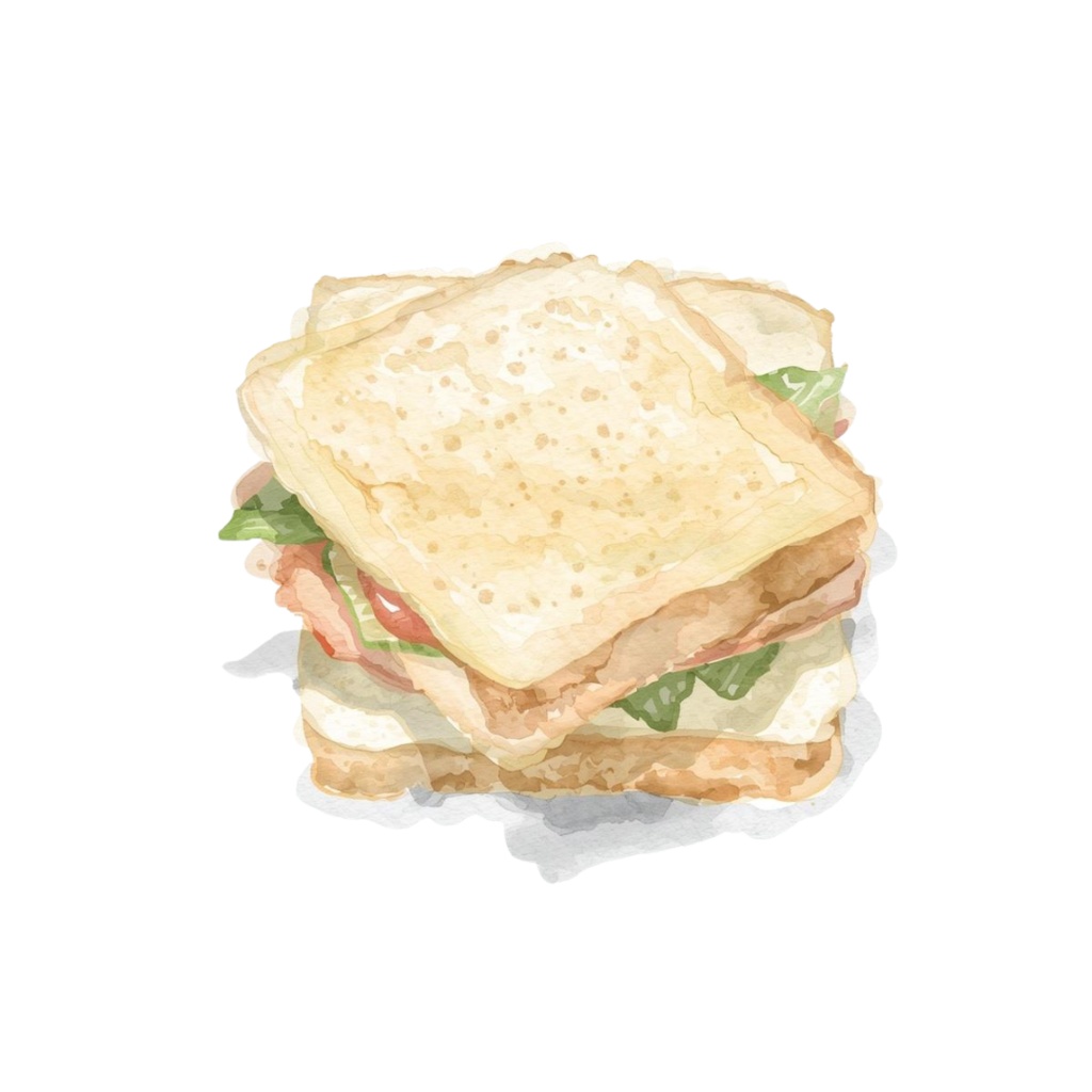 水彩タッチのカフェクリップアート|やさしい雰囲気のコーヒー&スイーツ素材(PNG)