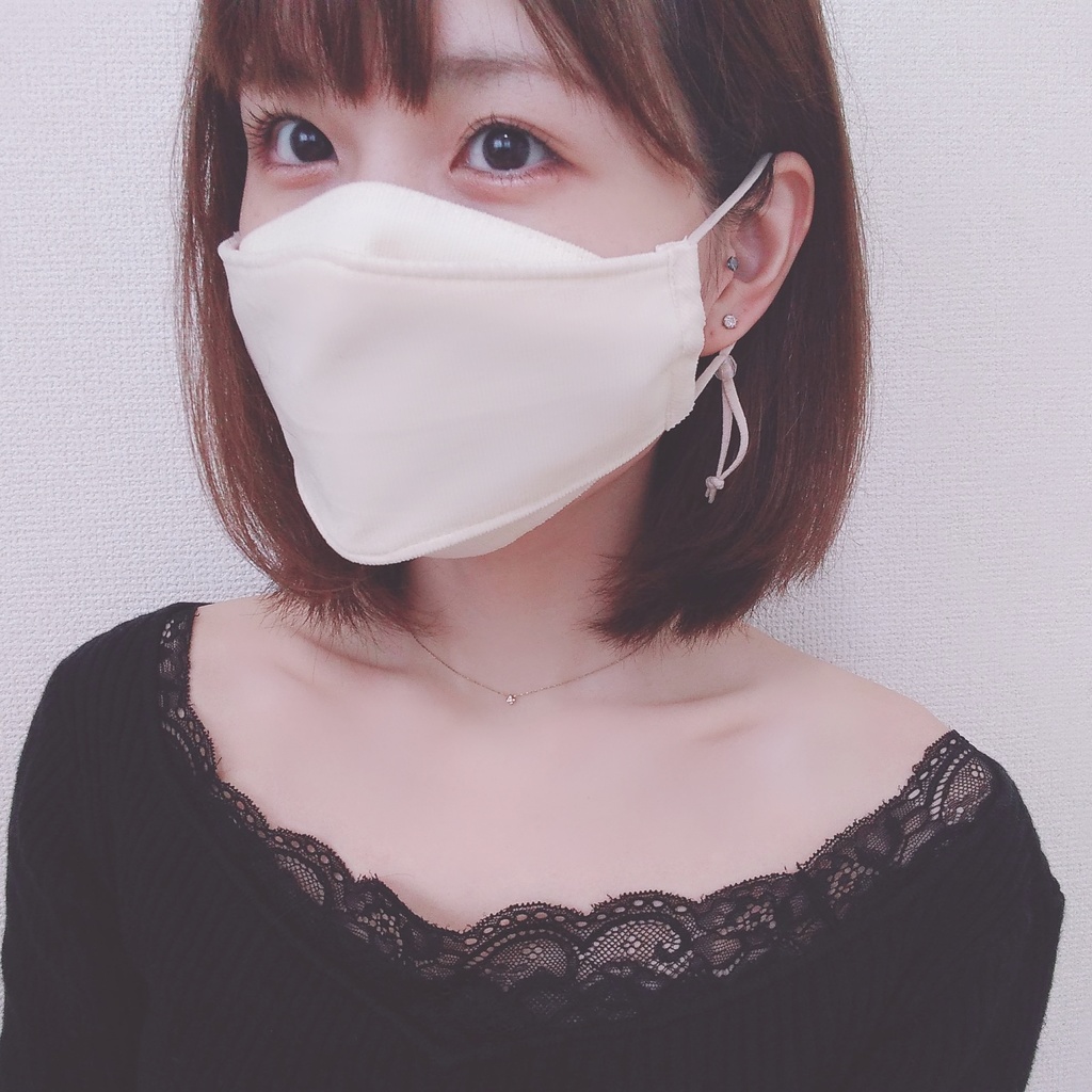 3Dマスク【Cream】