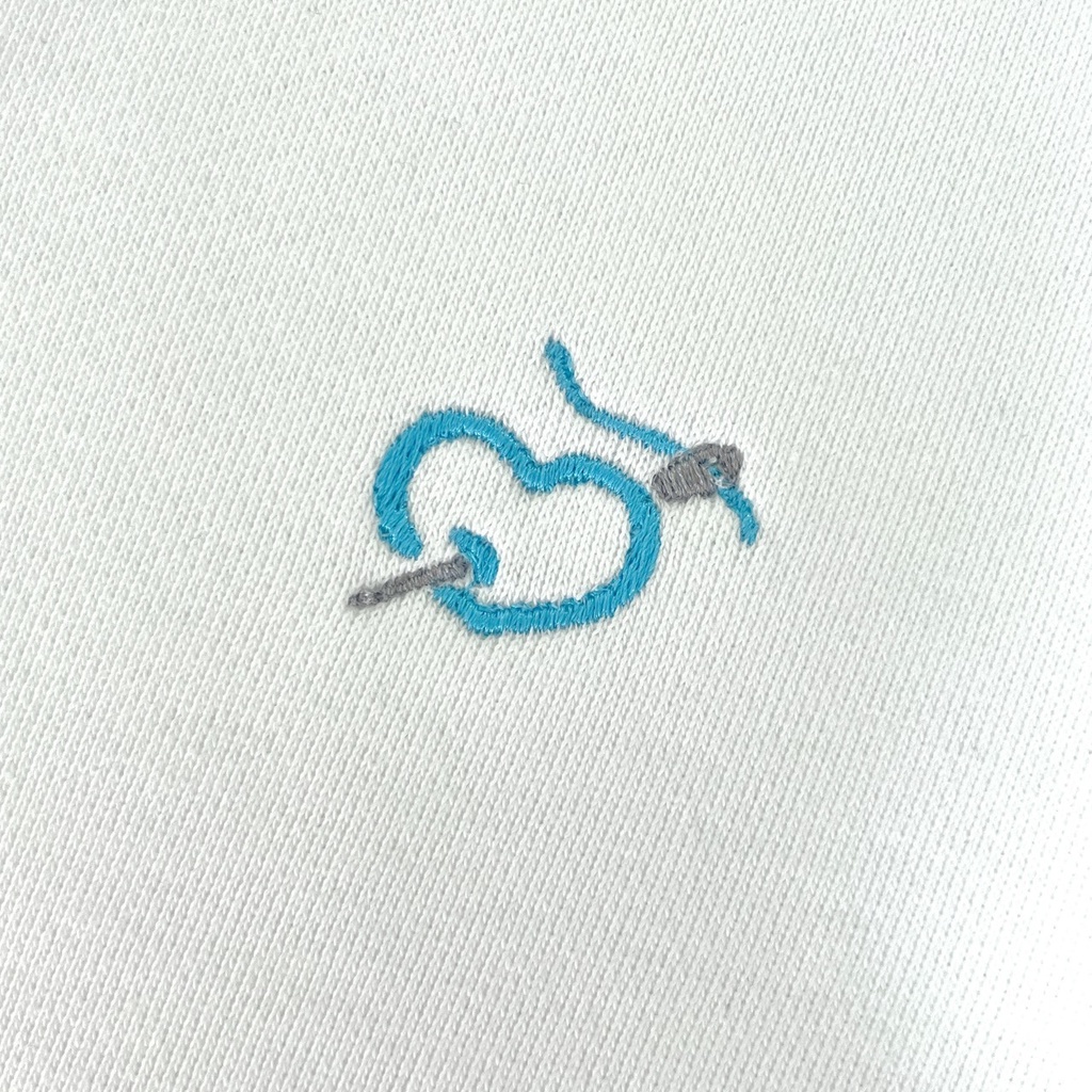 【LIVE.Mieux】刺繍スウェットトップス【BLACK】