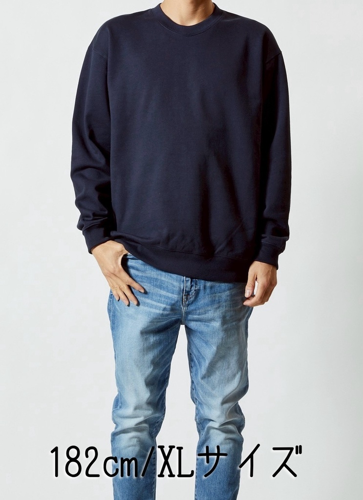 【LIVE.Mieux】刺繍スウェットトップス【WHITE】