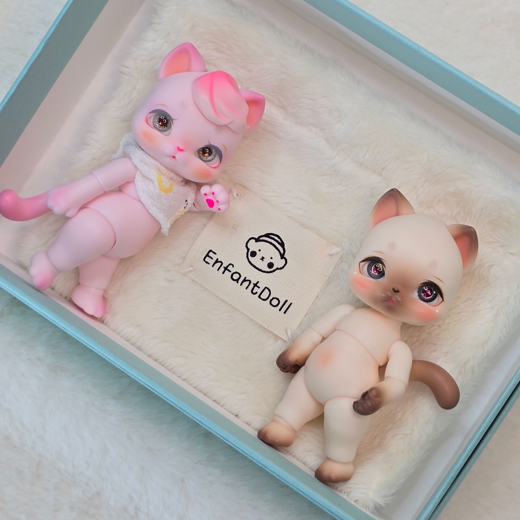 [アンパンドル-アニファンHazel] 購入即時発送/ココリアン,クムクク互換 / 猫球体関節人形